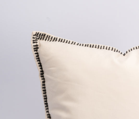 CUSHION COVER LINEN - OFF WHITE KUSUMBA - Syomsz