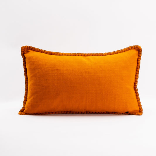 CUSHION COVER SLUBBED COTTON - JAFFA